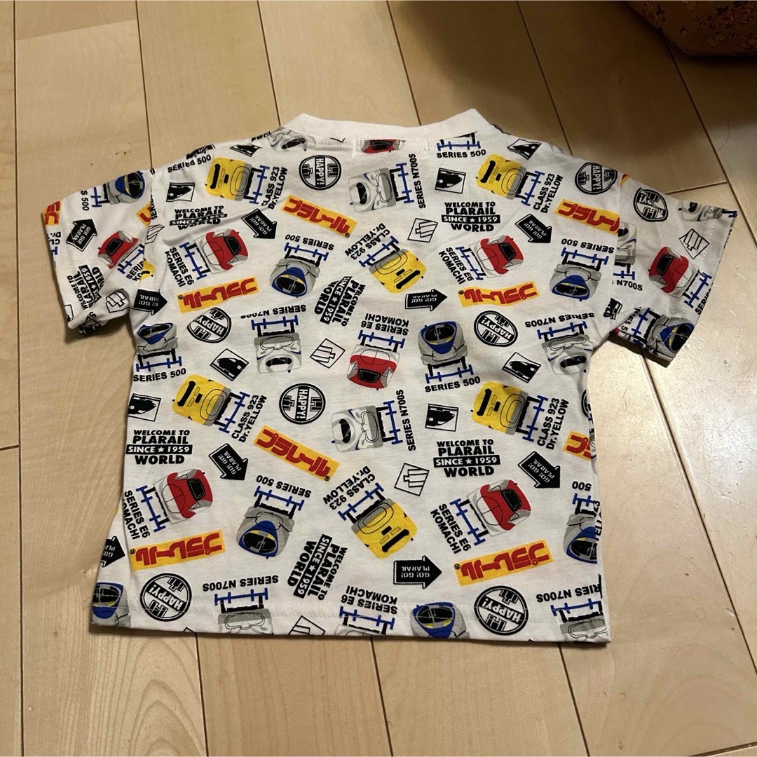 ⭐︎新品　電車　Tシャツ　ががやき　こまち　ドクターイエロー　　120 キッズ/ベビー/マタニティのキッズ服男の子用(90cm~)(Tシャツ/カットソー)の商品写真