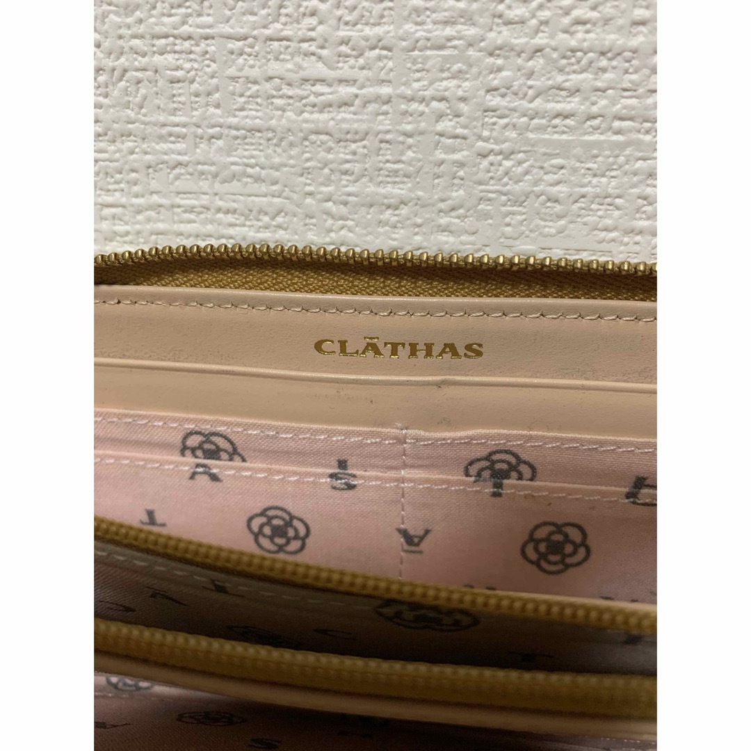 CLATHAS(クレイサス)のClathas クレイサス 長財布 財布 L字ファスナー 美品 レディースのファッション小物(財布)の商品写真