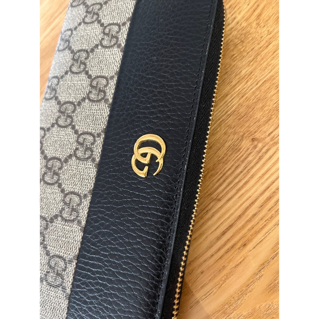 Gucci(グッチ)のグッチ　ジップアラウンド　GGマーモント　長財布 レディースのファッション小物(財布)の商品写真