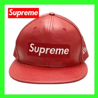 シュプリーム(Supreme)の【激レア品】Supreme 15FW New Era Leather(キャップ)