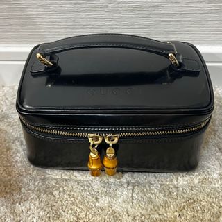 GUCCI 化粧ポーチ　GUCCI グッチ バニティバッグ バンブー