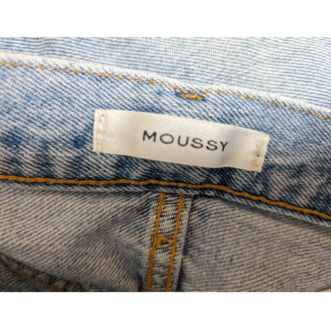 moussy(マウジー)のmoussy デニムショートパンツ レディースのパンツ(ショートパンツ)の商品写真