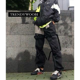 Trendywoobi ポケットストラップパンツ トレンティウビ(その他)