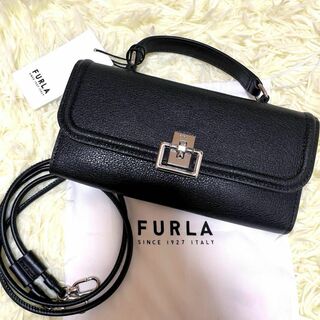 フルラ(Furla)の【新品未使用】FURLA フルラ ショルダー ウォレット 財布 ブラック(財布)