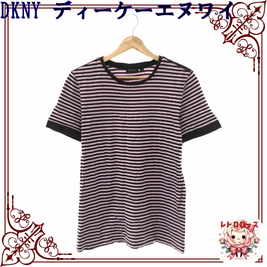 DKNY(ダナキャランニューヨーク)のDKNY ディーケーエヌワイ トップス Tシャツ 大きいサイズ カジュアル 丸首 レディースのトップス(Tシャツ(半袖/袖なし))の商品写真