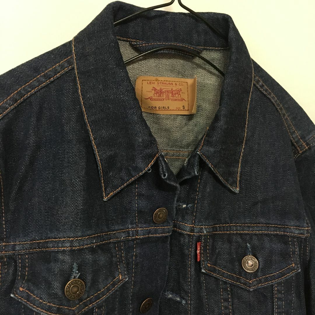 EURO LEVI'S(ユーロリーバイス)のクロアチア製　Levi's　リーバイス　デニムジャケット　USED レディースのジャケット/アウター(Gジャン/デニムジャケット)の商品写真