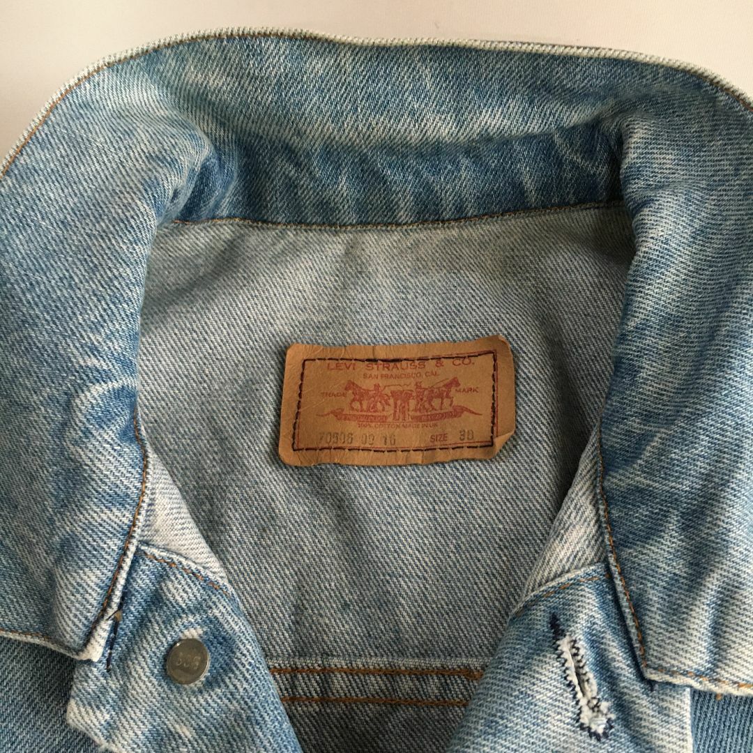 EURO LEVI'S(ユーロリーバイス)のイギリス製　Levi's　リーバイス　デニムジャケット　USED レディースのジャケット/アウター(Gジャン/デニムジャケット)の商品写真