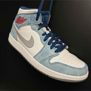 ナイキ(NIKE)のNIKE AIR JORDAN 1 MID hyper royal(スニーカー)