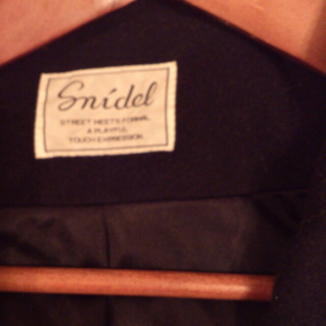 SNIDEL(スナイデル)のsnidel*リボンコート レディースのジャケット/アウター(ロングコート)の商品写真