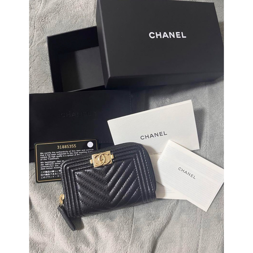 CHANEL(シャネル)の【超希少】ボーイシャネル　コインケース　カードケース　CHANEL レディースのファッション小物(コインケース)の商品写真