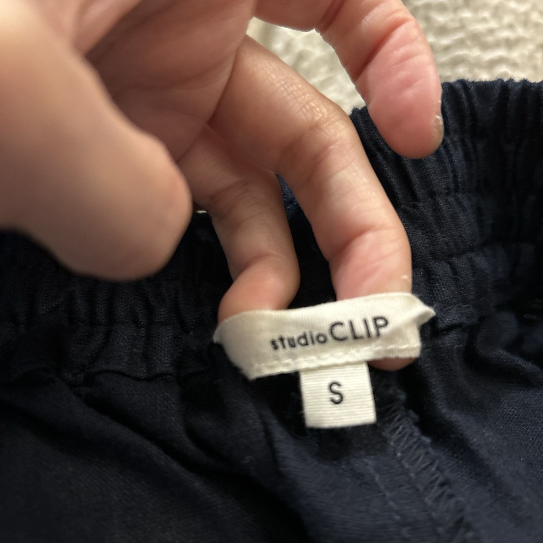 STUDIO CLIP(スタディオクリップ)のスタディオクリップ　テーパード　麻パンツ　低身長　amie レディースのパンツ(カジュアルパンツ)の商品写真