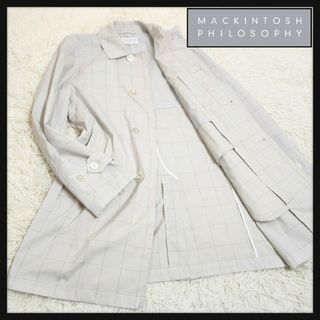 MACKINTOSH PHILOSOPHY - 【美品】マッキントッシュ フィロソフィー 比翼 スプリング ステンカラーコート