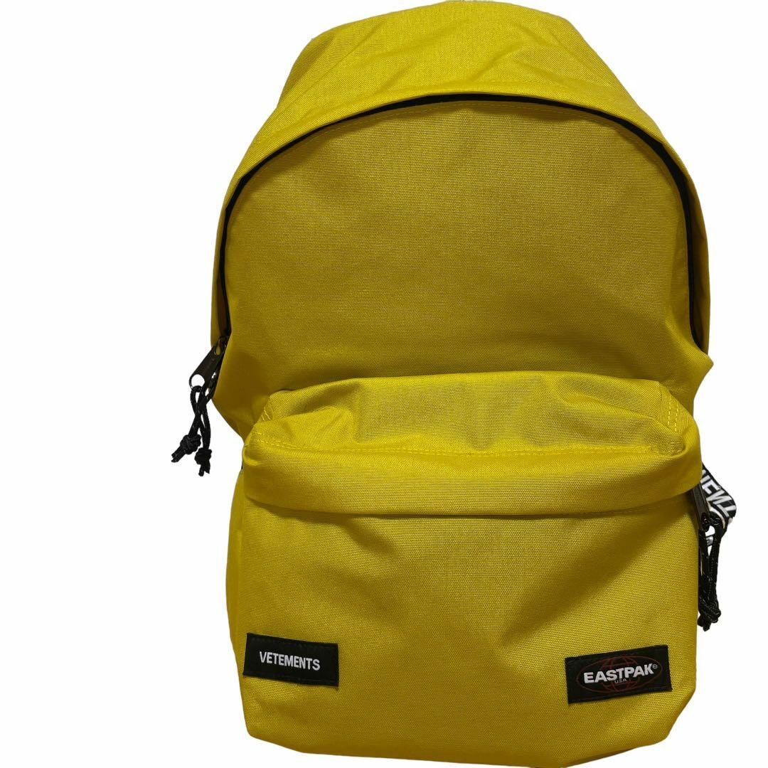 EASTPAK(イーストパック)の【新品未使用】ヴェトモン イーストパック リュックサック キャンバス マスタード メンズのバッグ(バッグパック/リュック)の商品写真