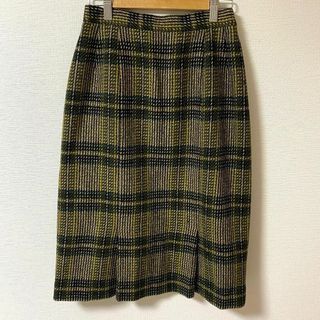 美品✨　KORET コレット　レディース　スカート　ひざ丈　チェック柄(ひざ丈スカート)