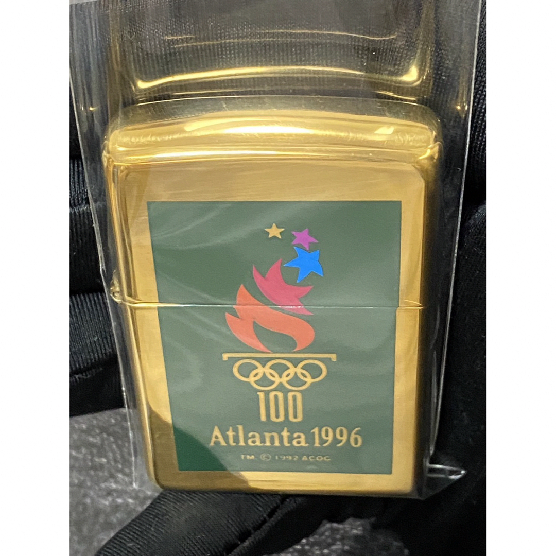 zippo GOLD Atlanta 希少モデル ヴィンテージ 1995年製 メンズのメンズ その他(その他)の商品写真