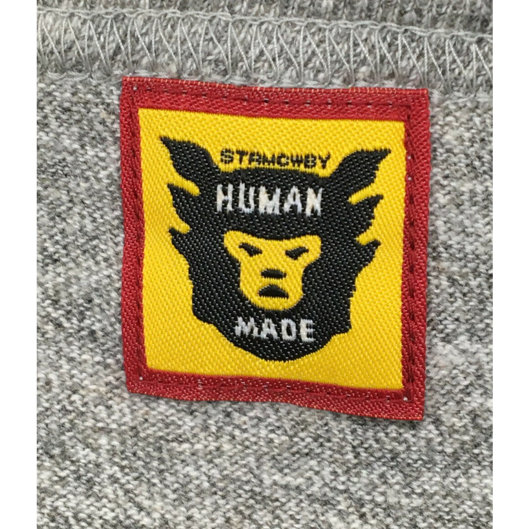 HUMAN MADE ハートロゴワッペンTシャツ バックロゴ メンズ 2XL メンズのトップス(Tシャツ/カットソー(半袖/袖なし))の商品写真