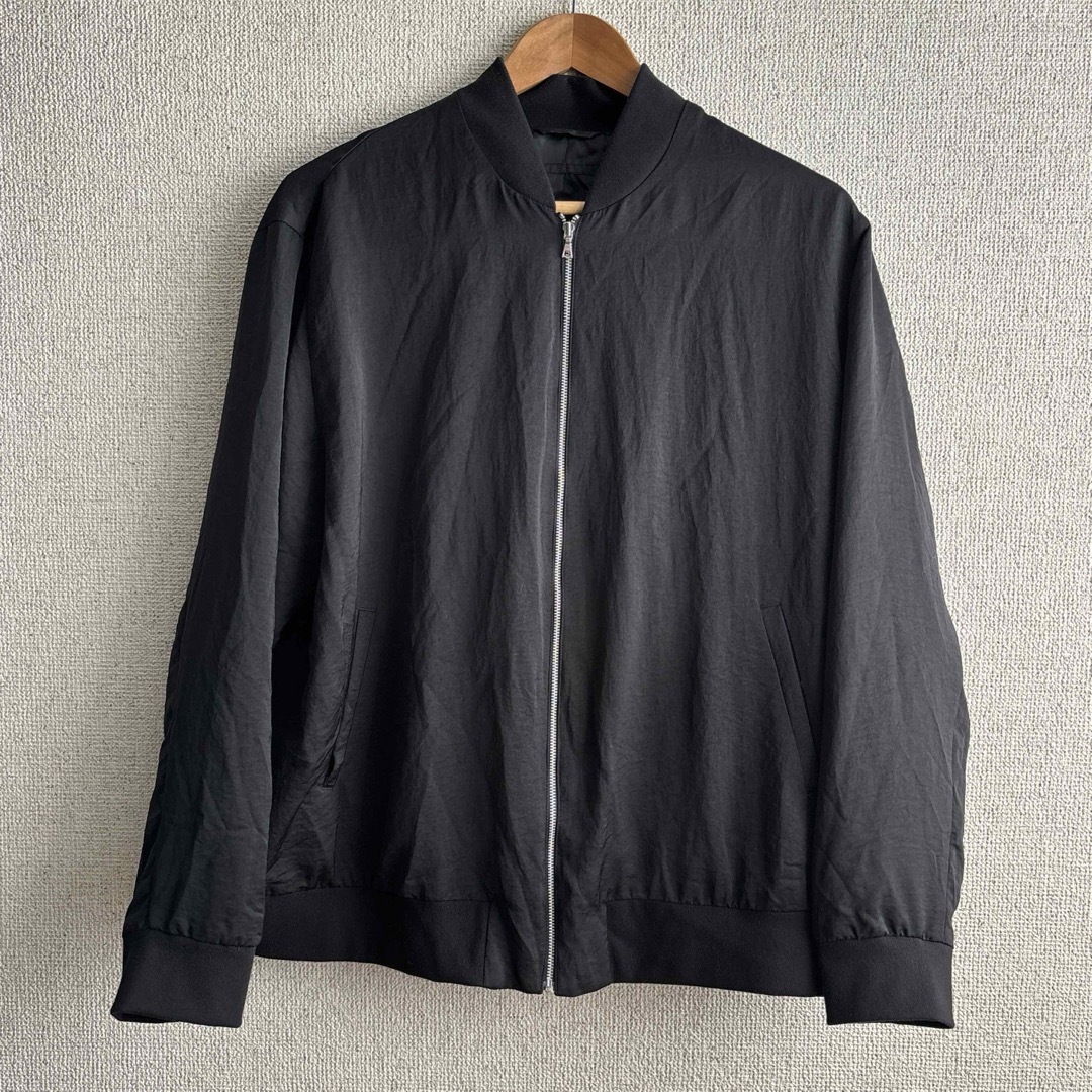 UNIQLO(ユニクロ)のユニクロ　UNIQLO サテン　ブルゾン　3XL レディースのジャケット/アウター(ブルゾン)の商品写真