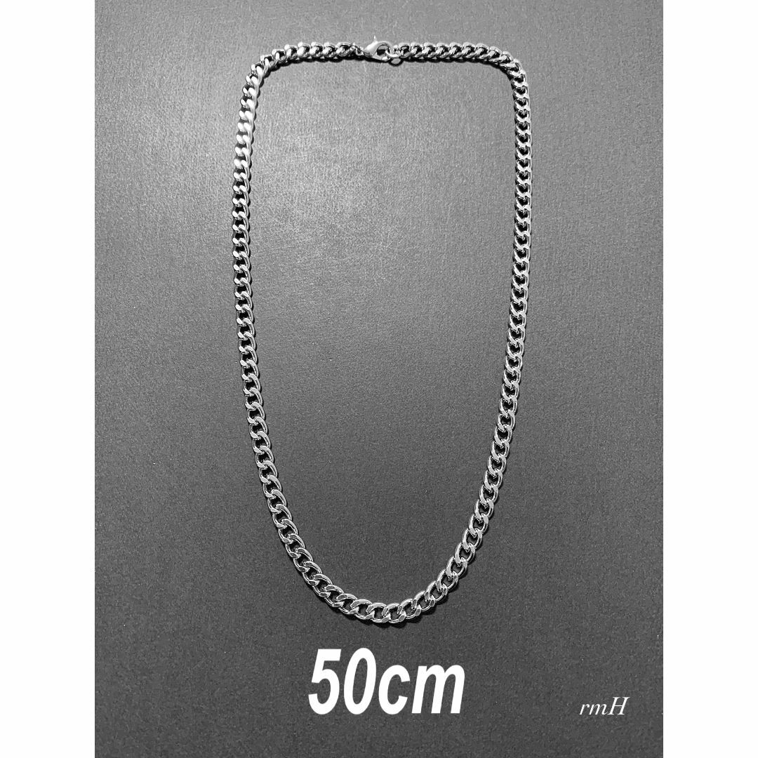 【喜平チェーンネックレス 5mm シルバー 50cm 1本】 メンズのアクセサリー(ネックレス)の商品写真