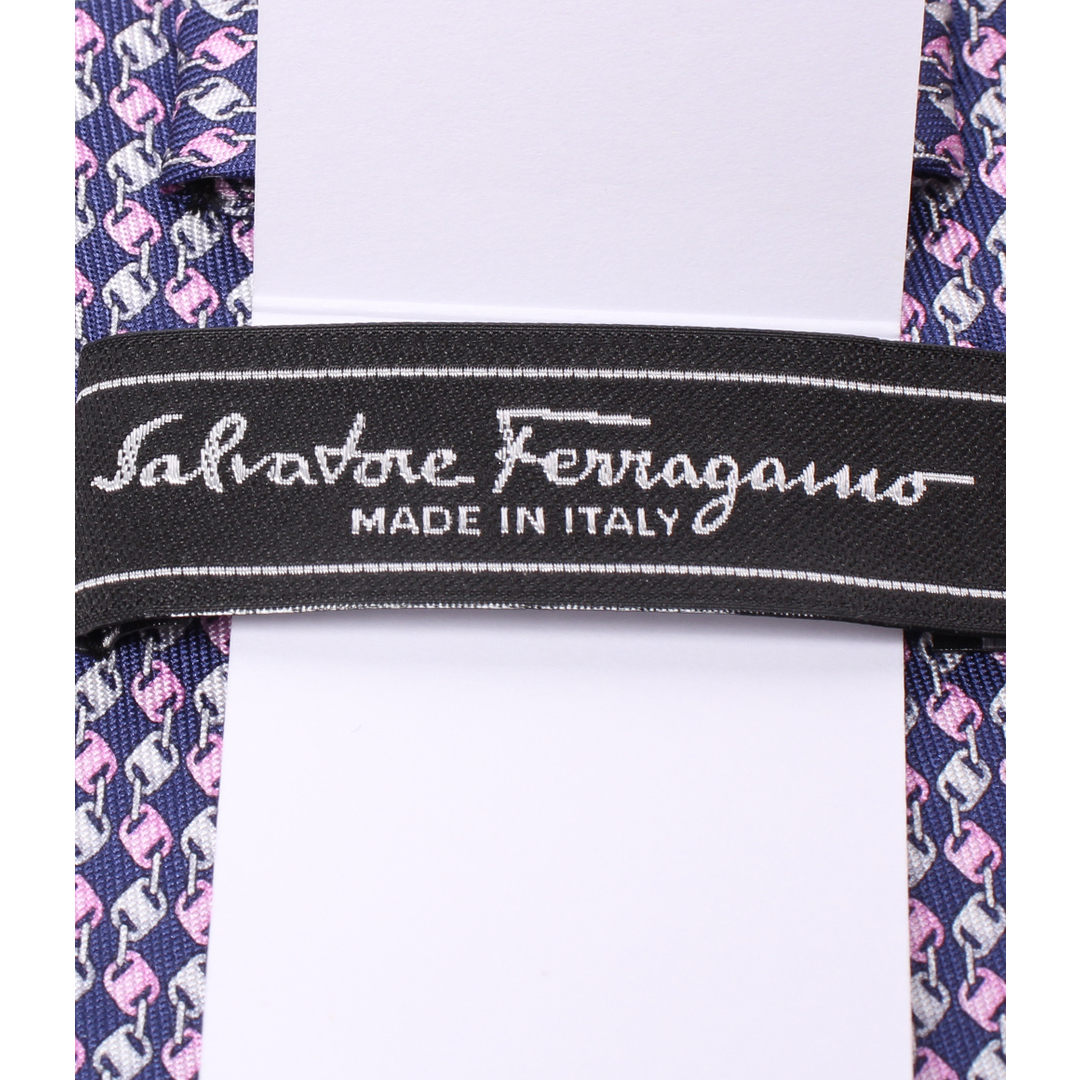 Salvatore Ferragamo(サルヴァトーレフェラガモ)の美品 サルバトーレフェラガモ ネクタイ シルク100% メンズ メンズのファッション小物(ネクタイ)の商品写真