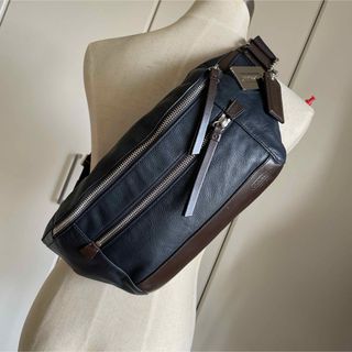 コーチ(COACH)のCOACH コーチ 70785 トンプソンレザーボディバッグ　中古　マルチカラー(ボディーバッグ)