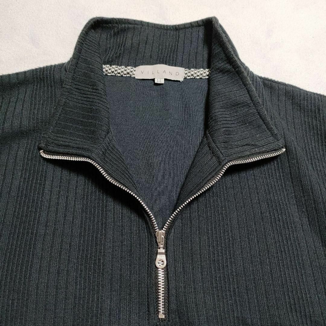 しまむら(シマムラ)のVILLAND しまむら (LL)　ハーフジップ 半袖トップス シャツ メンズのトップス(Tシャツ/カットソー(半袖/袖なし))の商品写真