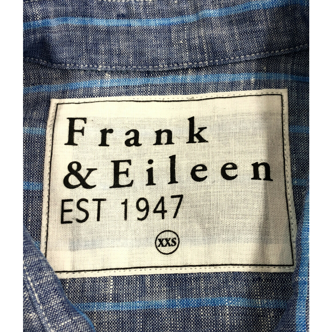 Frank&Eileen(フランクアンドアイリーン)の美品 フランクアンドアイリーン リネンストライプシャツ メンズ XXS メンズのトップス(シャツ)の商品写真