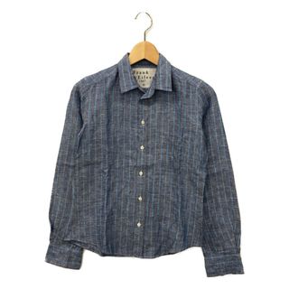 フランクアンドアイリーン(Frank&Eileen)の美品 フランクアンドアイリーン リネンストライプシャツ メンズ XXS(シャツ)