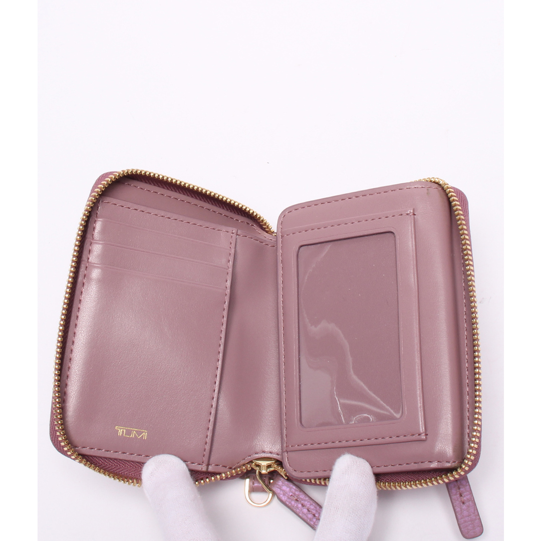 TUMI(トゥミ)の美品 トゥミ TUMI ラウンドファスナー二つ折り財布    レディース レディースのファッション小物(財布)の商品写真
