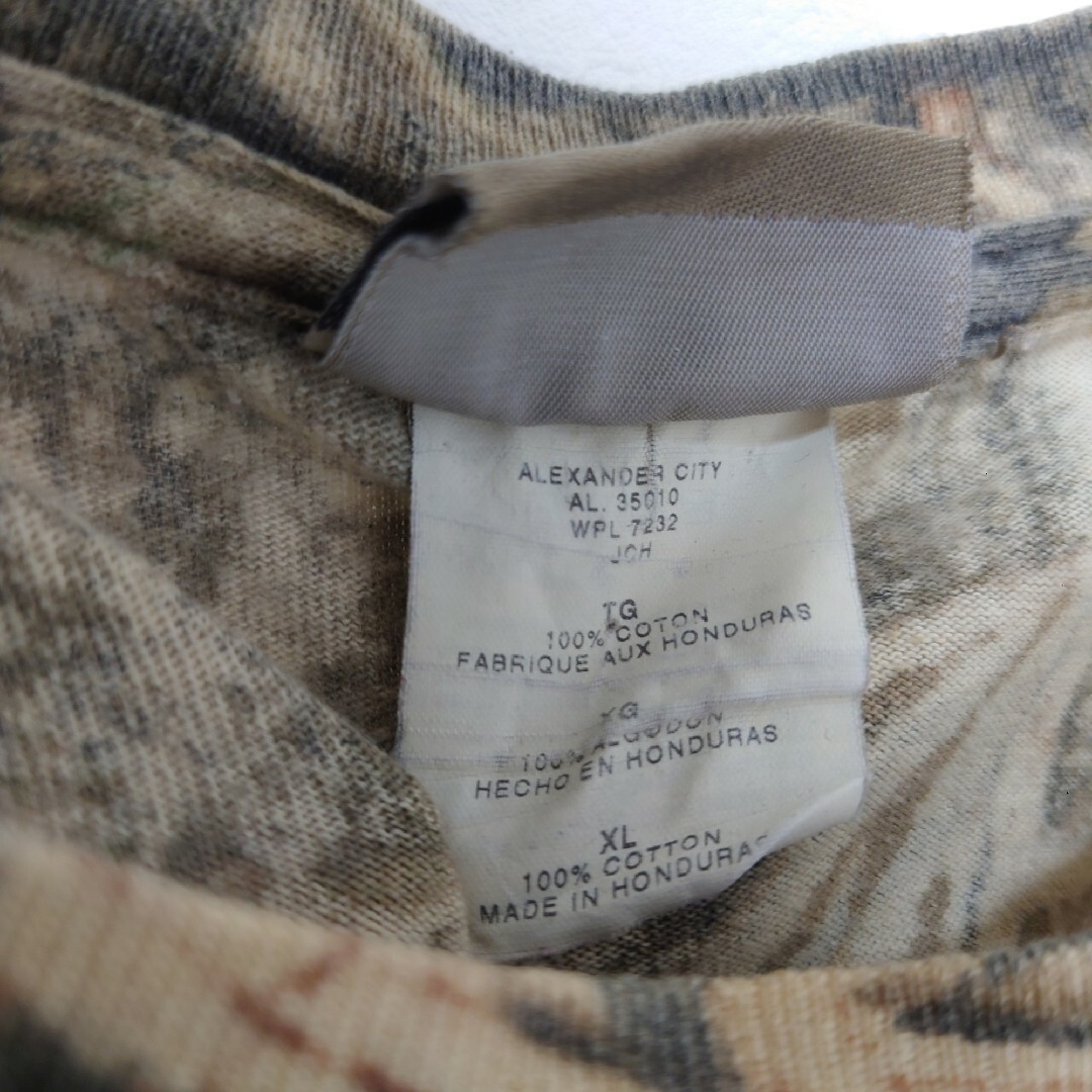 VINTAGE(ヴィンテージ)の【JERZEES OUTDOORS】リアルツリーカモ カットソー S-534 メンズのトップス(Tシャツ/カットソー(七分/長袖))の商品写真