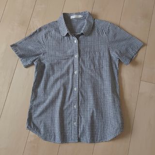 ショコラフィネローブ(chocol raffine robe)のチェックシャツ(シャツ/ブラウス(半袖/袖なし))