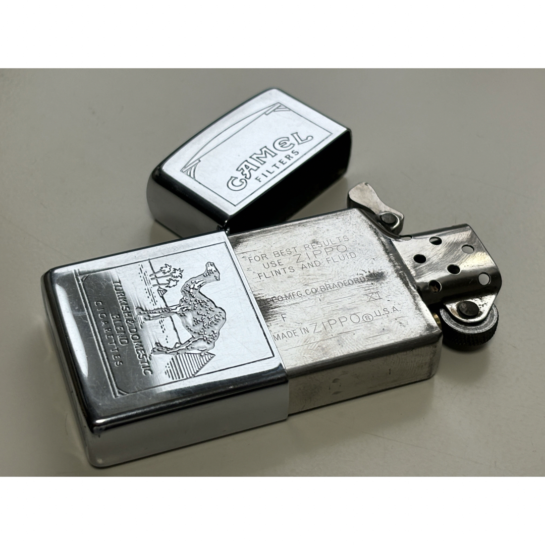 ZIPPO(ジッポー)のZippo/ライター/CAMEL/限定/ビンテージ/両面/1995年/キャメル メンズのファッション小物(タバコグッズ)の商品写真