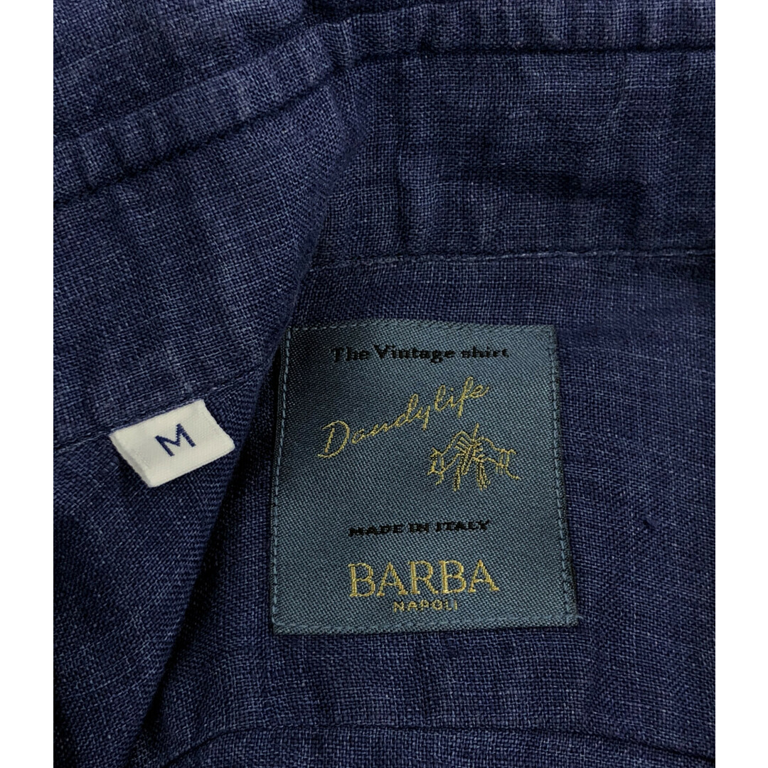 BARBA(バルバ)のバルバ BARBA 長袖リネンシャツ    メンズ M メンズのトップス(シャツ)の商品写真