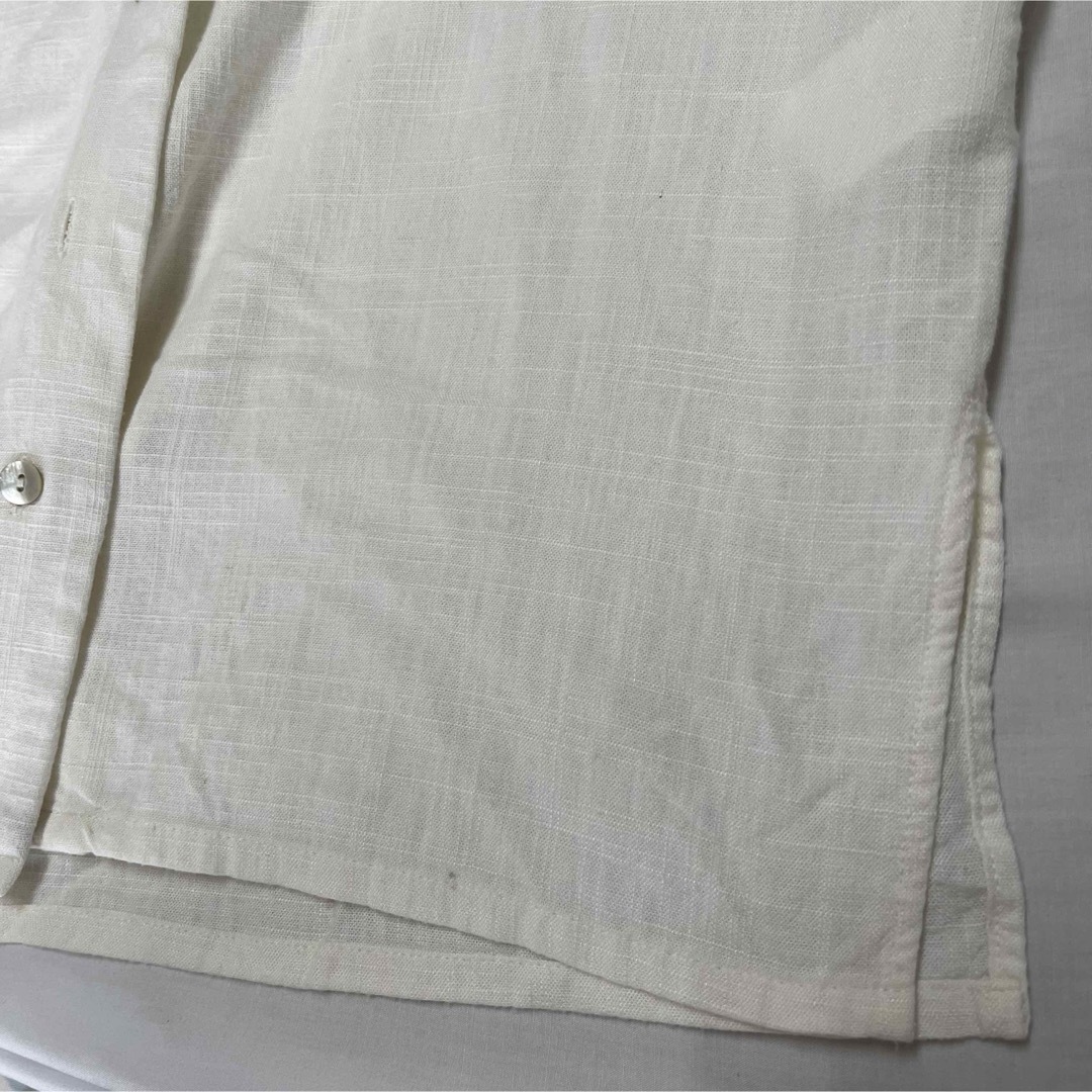 SeaRoomlynn(シールームリン)の美品　シールームリン　リネンミックス　パフスリーブ  ゆるシャツ レディースのトップス(シャツ/ブラウス(半袖/袖なし))の商品写真