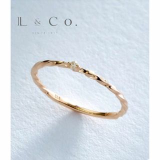 エルアンドコー(L&CO.)のL&Co. K10 ツイストダイヤモンドリング K10 11号(その他)