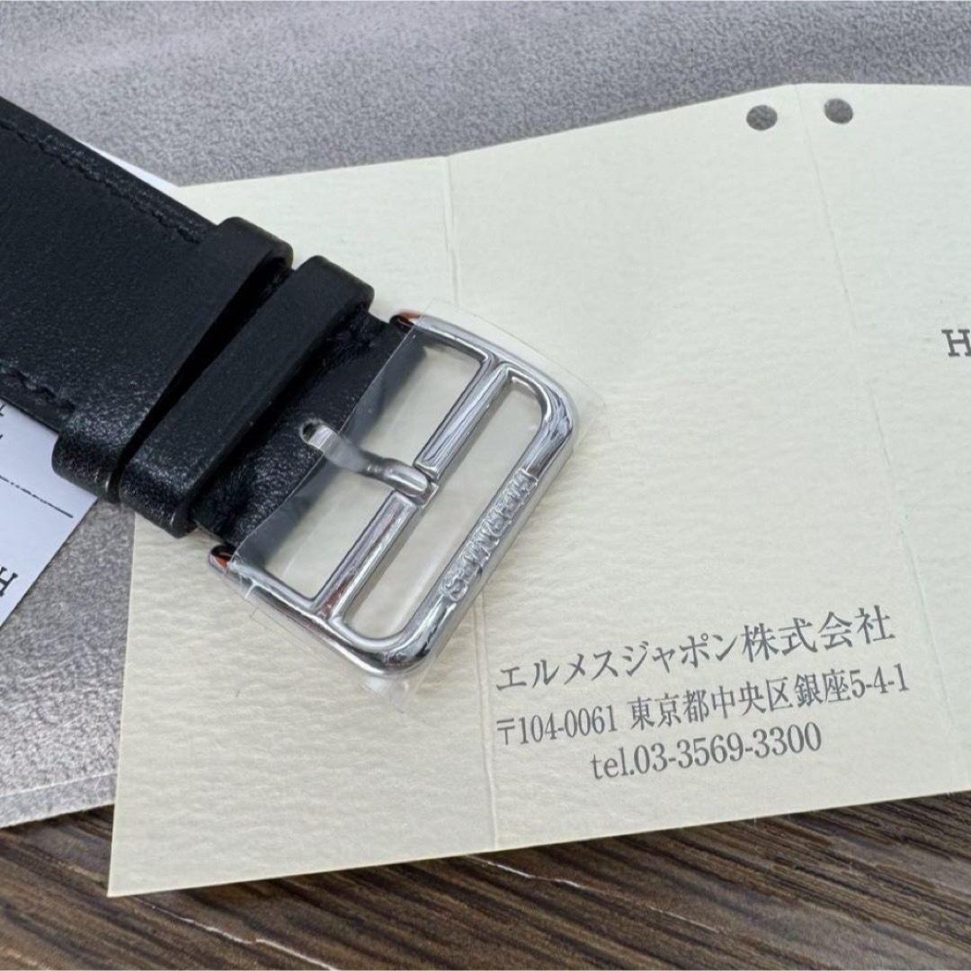 Hermes(エルメス)の1512 最高級　Apple Watch HERMES ボックス　カーフ　レザー メンズの時計(レザーベルト)の商品写真