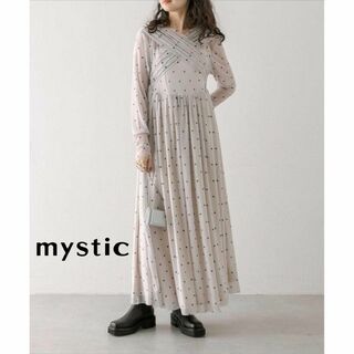 mystic - mystic ミスティック シアー花柄ワンピース オケージョン