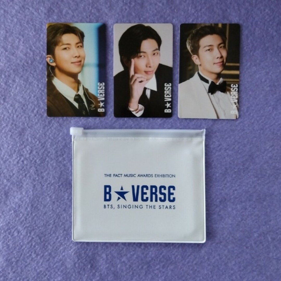 防弾少年団(BTS)(ボウダンショウネンダン)のBTS RM B★VERSE 入場特典 トレカ コンプセット ナムジュン ナム エンタメ/ホビーのタレントグッズ(アイドルグッズ)の商品写真