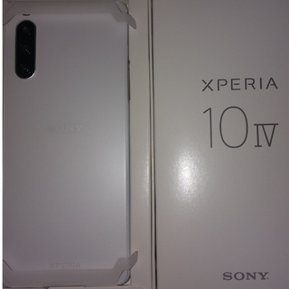 エクスペリア(Xperia)のSONY Xperia 10 IV SOG07 ホワイト(スマートフォン本体)