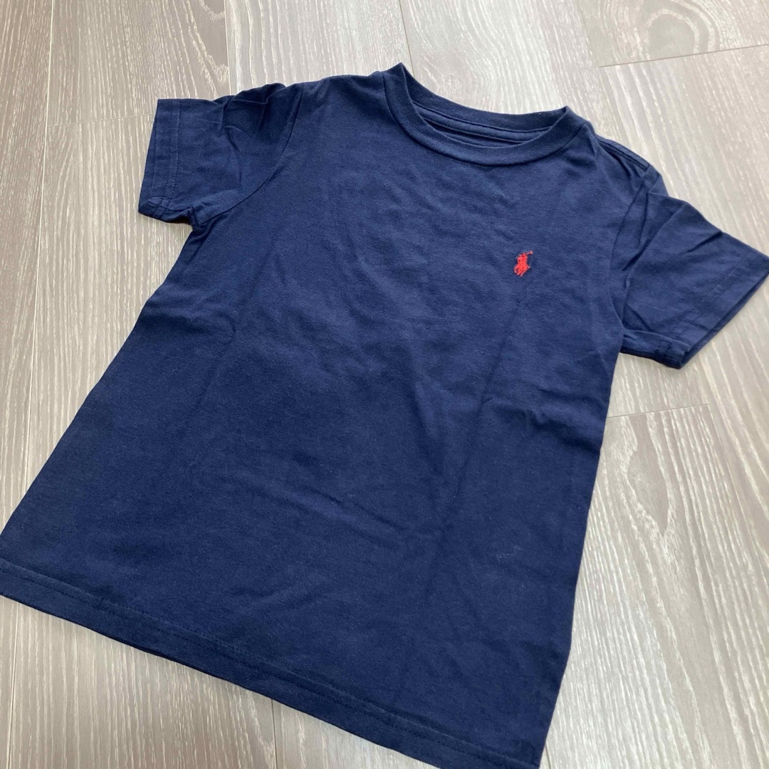 Ralph Lauren(ラルフローレン)のラルフローレン　Tシャツ　半袖　ネイビー　男の子　110 キッズ/ベビー/マタニティのキッズ服男の子用(90cm~)(Tシャツ/カットソー)の商品写真