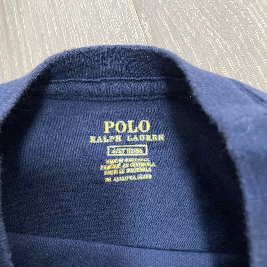 Ralph Lauren(ラルフローレン)のラルフローレン　Tシャツ　半袖　ネイビー　男の子　110 キッズ/ベビー/マタニティのキッズ服男の子用(90cm~)(Tシャツ/カットソー)の商品写真