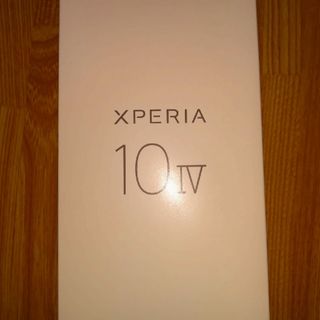 エクスペリア(Xperia)のSONY Xperia 10 IV SOG07 ブラック(スマートフォン本体)