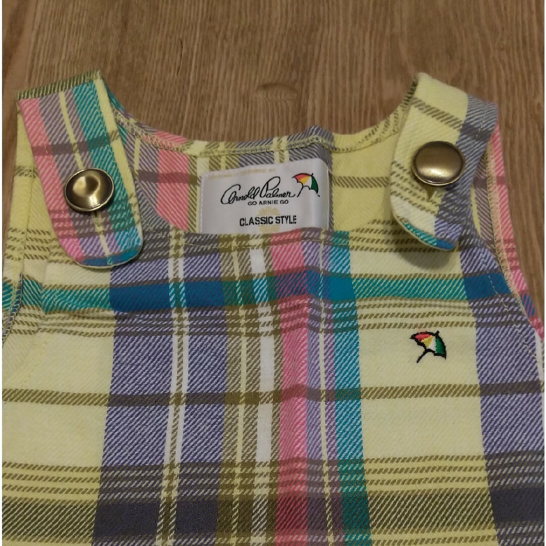 Arnold Palmer(アーノルドパーマー)のジャンパースカート キッズ/ベビー/マタニティのキッズ服女の子用(90cm~)(ワンピース)の商品写真