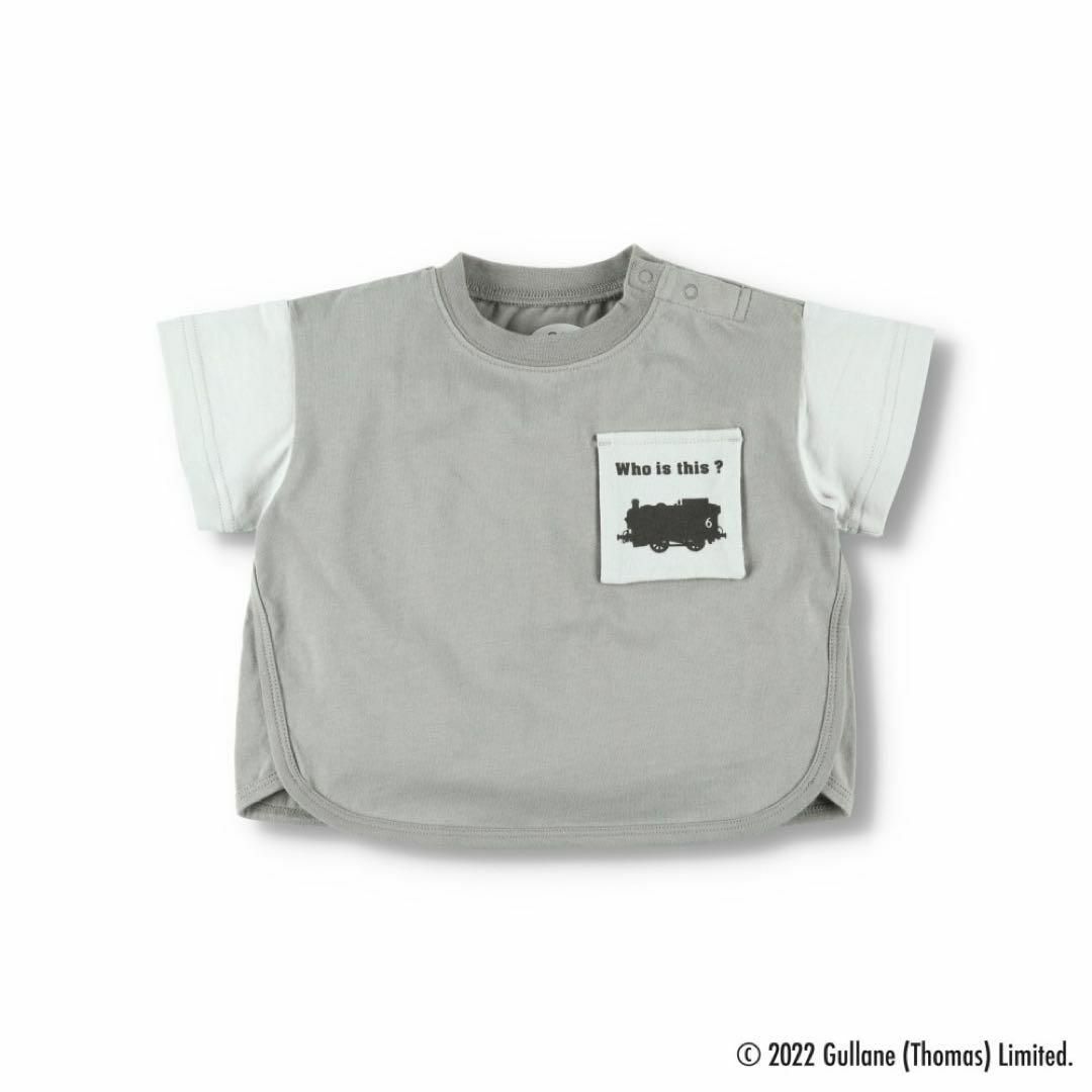 Branshes(ブランシェス)の新品　branshes トーマス　シルエットギミック半袖Tシャツ　子供服　80 キッズ/ベビー/マタニティのベビー服(~85cm)(Ｔシャツ)の商品写真
