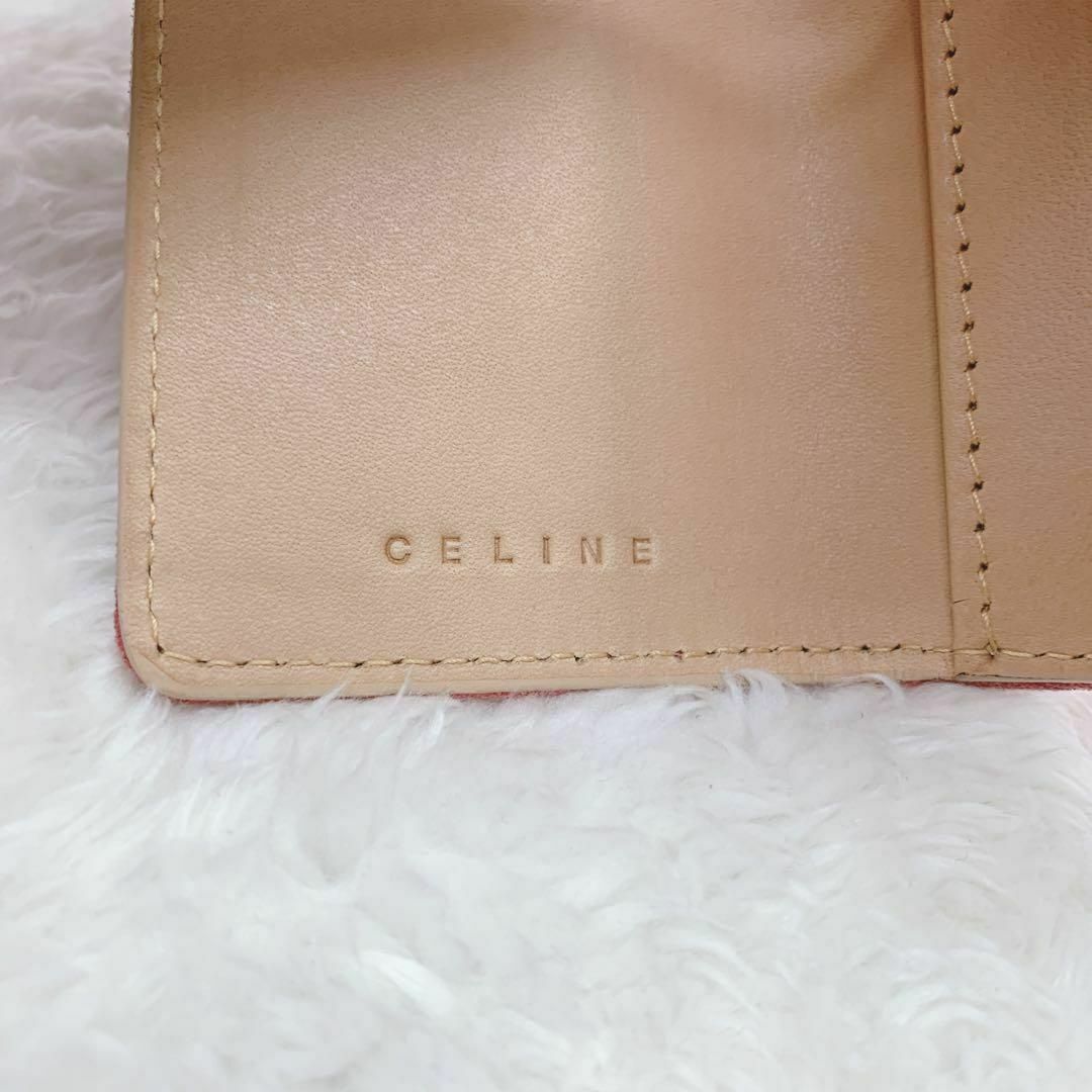 celine(セリーヌ)の【箱付き未使用】CELINE　セリーヌ　キーケース　6連　スエード　ピンク レディースのファッション小物(キーケース)の商品写真