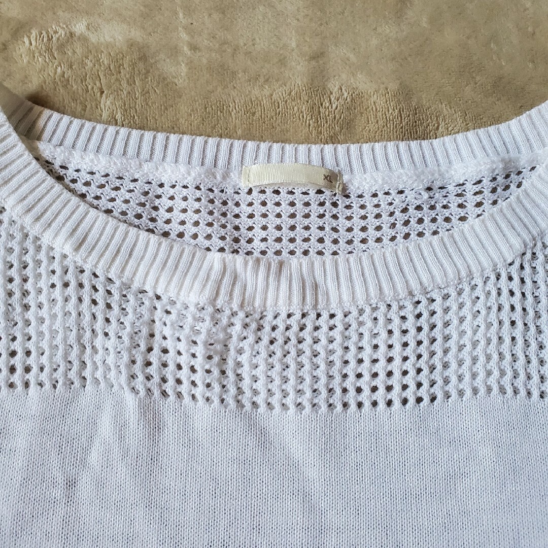 GU(ジーユー)のGU 半袖 サマーニット レディースのトップス(ニット/セーター)の商品写真