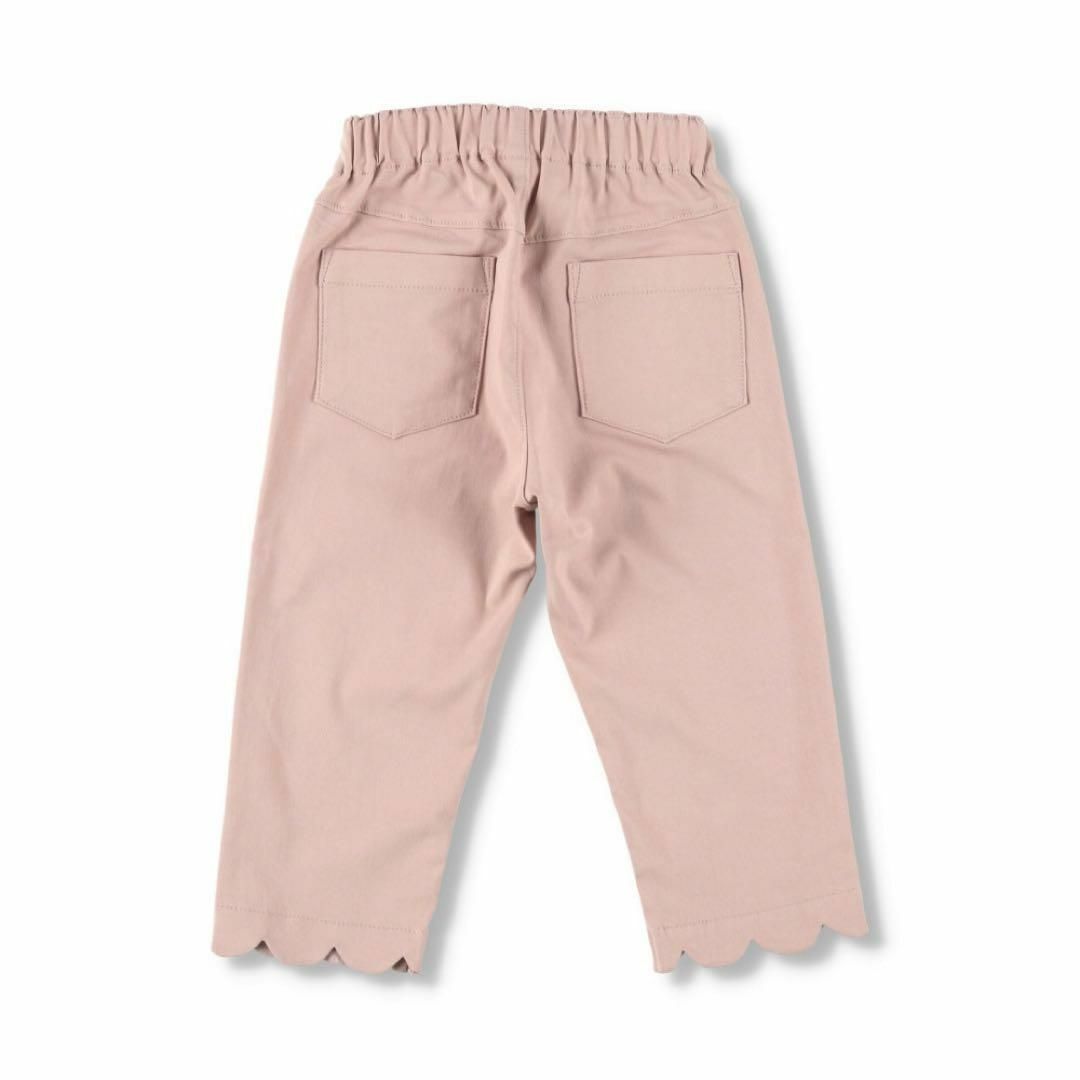 Branshes(ブランシェス)の新品　branshes 裾スカラップクロップドパンツ　子供　女子　ピンク　110 キッズ/ベビー/マタニティのキッズ服女の子用(90cm~)(パンツ/スパッツ)の商品写真