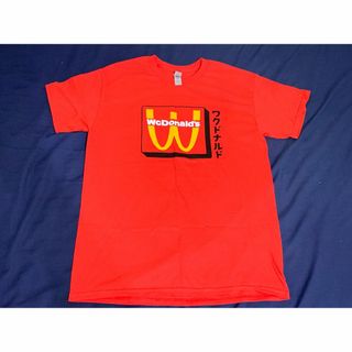 マクドナルド  Tシャツ ワクドナルド 制服 ユニフォーム 従業員限定 アメリカ(ノベルティグッズ)