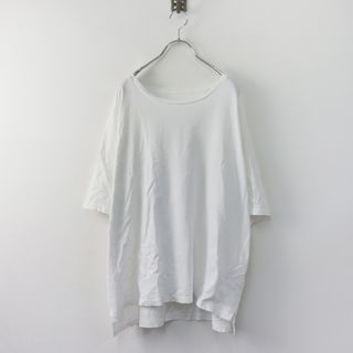 ドゥーズィエムクラス(DEUXIEME CLASSE)のドゥーズィエムクラス Deuxieme Classe LA APPAREL ロサンゼルスアパレル ビッグTシャツ/ホワイト トップス【2400013847544】(Tシャツ(半袖/袖なし))