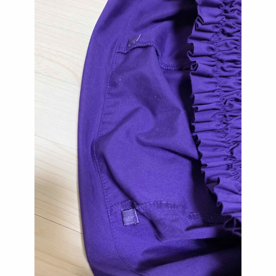 ハワイアン　チューブトップ　紫 レディースのトップス(ベアトップ/チューブトップ)の商品写真