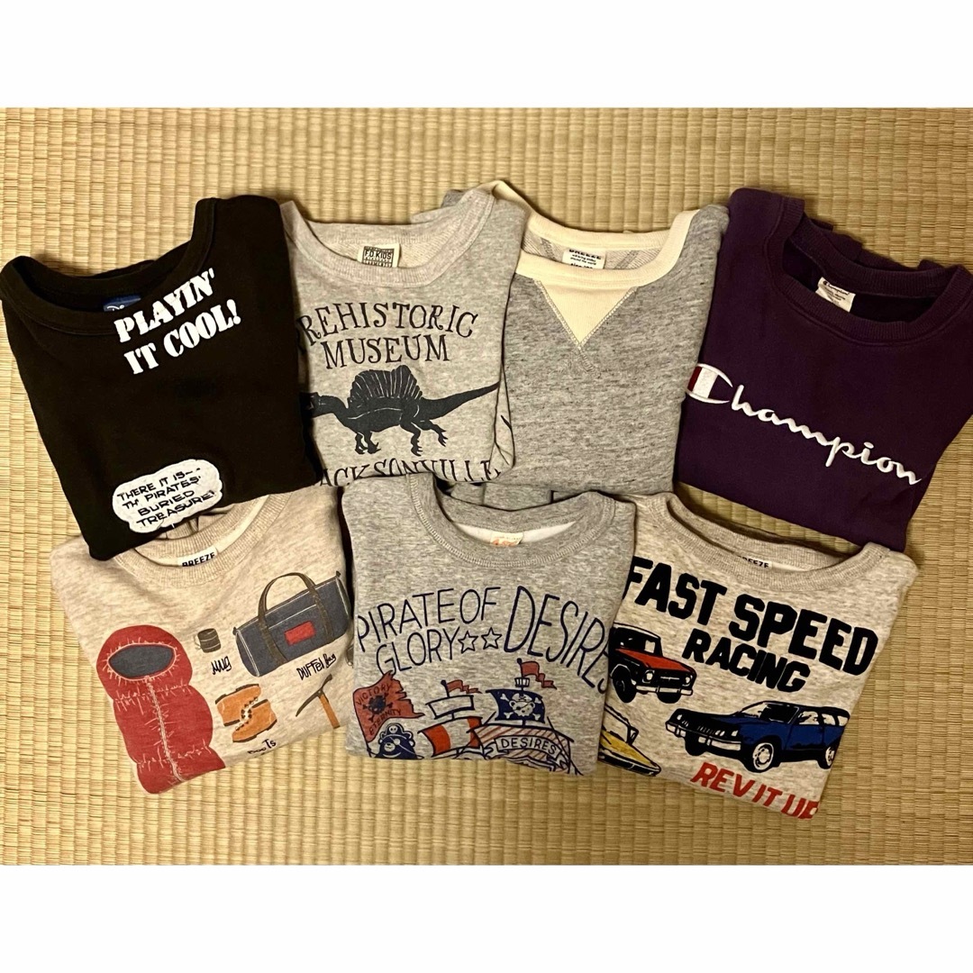 BREEZE(ブリーズ)のトレーナー　まとめ売り　120、130 キッズ/ベビー/マタニティのキッズ服男の子用(90cm~)(Tシャツ/カットソー)の商品写真